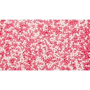 Посыпка Шарики розовые/белые 1/6кг (74045)