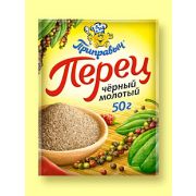 Перец черный молотый 50гр 1/100шт Приправыч — купить в городе ...