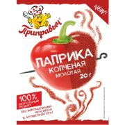 Паприка КОПЧЕНАЯ молотая 20гр 1/30шт (шоу-бокс) Приправыч