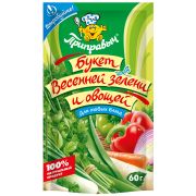 Приправа Букет весенней зелени и овощей 60гр 1/20шт (дой-пак) Приправыч