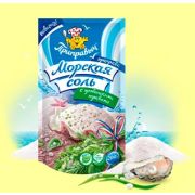 Приправа Морская соль с прованскими травами 170гр 1/14шт (Дой-Пак) (шоу-бокс)