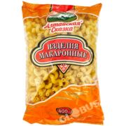 Макароны Рожки витые гр.Б в/с 400гр Алтайская сказка 1/20шт
