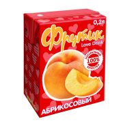 Напиток сокосодержащий д/дет.питания Абрикосовый т/п 0,2л ФРУТИК 1*27