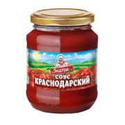 Соус Краснодарский ст/б 500гр ЗНАТОК 1/8шт