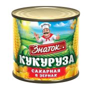 Кукуруза сахарная в заливе ж/б 425 мл ЗНАТОК ИМПОРТ 1/24шт