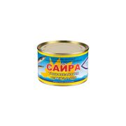 Сайра натуральная ж/б 250гр СТО РПП 1/48шт