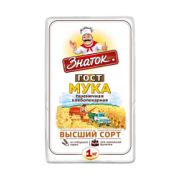 Мука пшеничная в/с ГОСТ 1кг ЗНАТОК Мелькомбинат 1/10шт