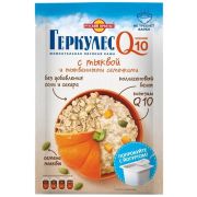 Каша Овсяная моментальная ГЕРКУЛЕС Q10 с тыквой и тыквен.семечками 35гр 1/20шт арт.2700 216 Мирфудс