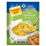 Суп куриный с вермишелью 60гр «БАКАЛЕЯ 101»  1/25шт  Мирфудс  арт.2726 652