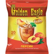 Чай растворимый со вкусом персика 20гр Golden Eagle пакет 20шт*20бл