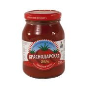 Томатная паста «Краснодарская» ст/б 250гр евро СТОЕВ-КП 1/12шт