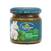 Паста чесночная с базиликом «Кубанская осень» ст/б 200гр СТОЕВ-КП 1/12шт
