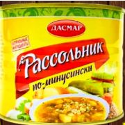 Суп Рассольник по-Минусински ж/б 500гр Дасмар 1/6шт