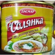 Суп Солянка овощная из квашенной капусты ж/б 500гр Дасмар 1/6шт